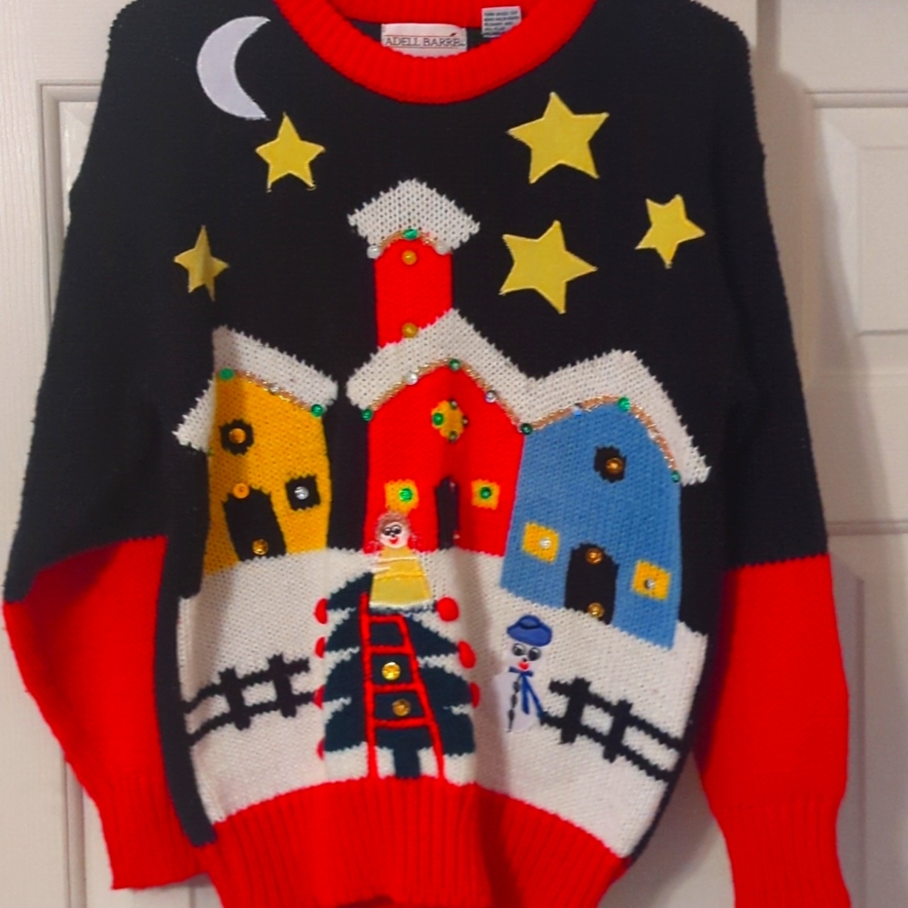 VINTAGE Christmas sweater size medium